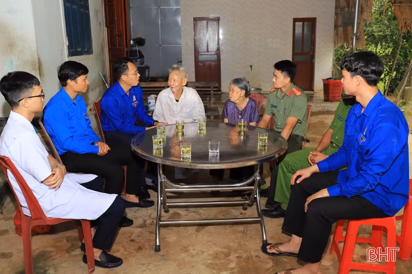 Tuổi trẻ Hương Sơn tổ chức các hoạt động tri ân những người có công với cách mạng