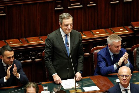 Tổng thống Italy chấp nhận đơn từ chức của Thủ tướng Mario Draghi