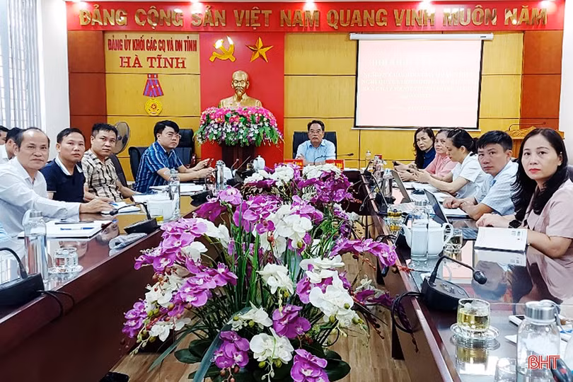 Hà Tĩnh kết nối học tập, quán triệt Nghị quyết Hội nghị Trung ương 5 đến tận cơ sở