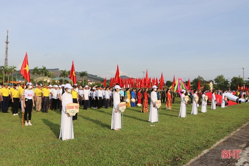 Khai mạc Đại hội Thể dục thể thao huyện Vũ Quang lần thứ V