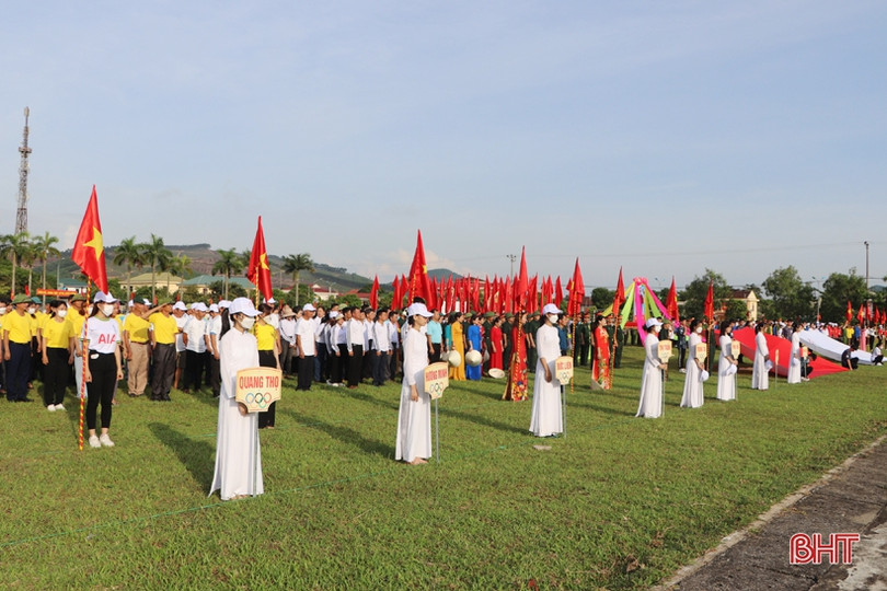 Khai mạc Đại hội Thể dục thể thao huyện Vũ Quang lần thứ V