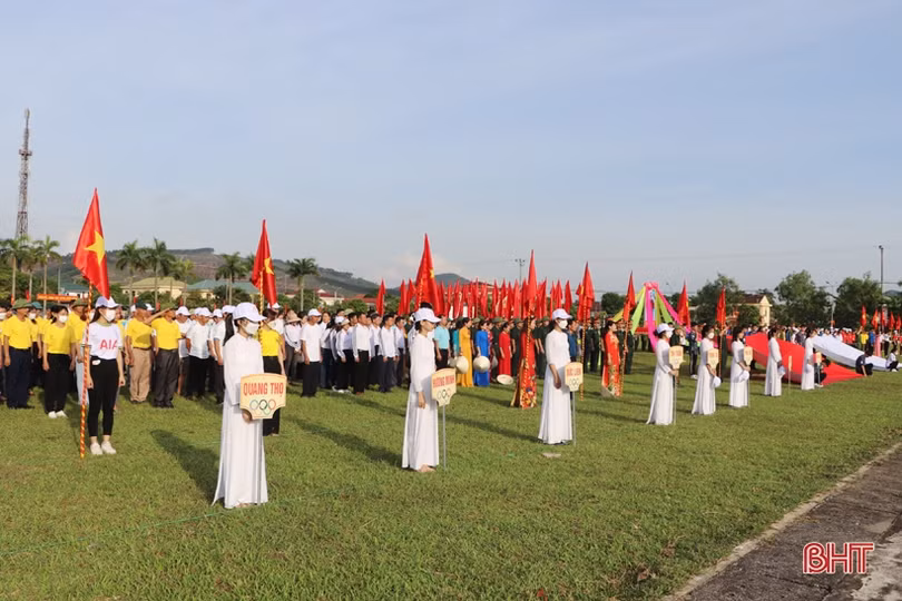 Khai mạc Đại hội Thể dục thể thao huyện Vũ Quang lần thứ V