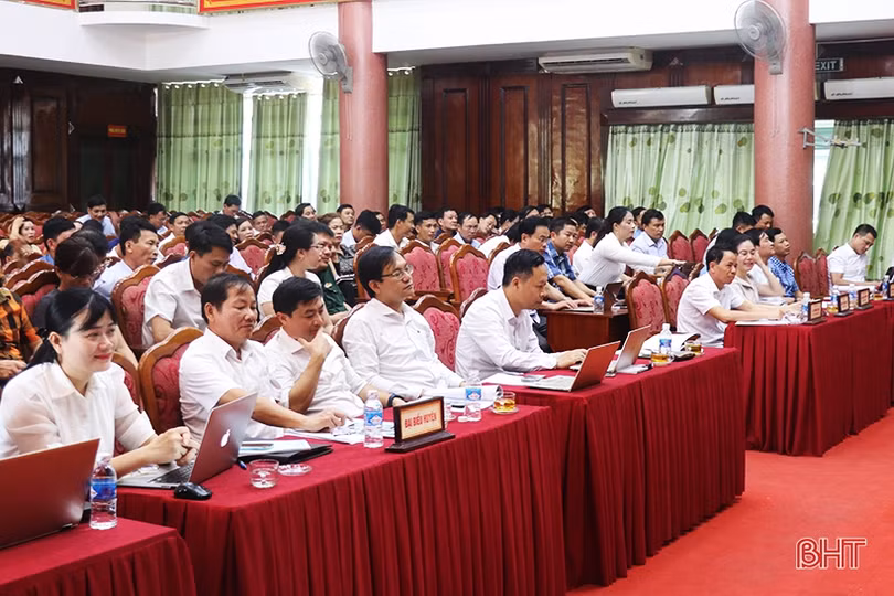 Các đơn vị hành chính mới ở Thạch Hà hoạt động hiệu quả