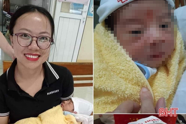 Hà Tĩnh: Phát hiện bé trai bỏ rơi trước cổng chùa ở TX Hồng Lĩnh