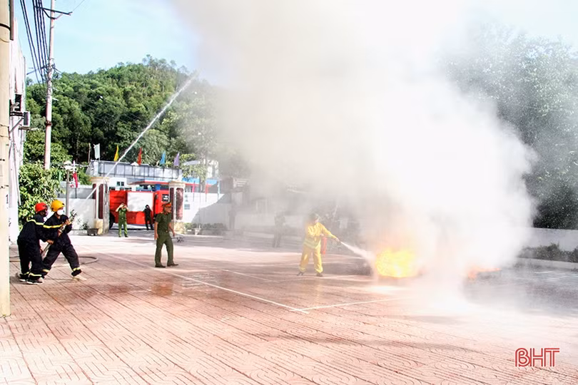 Ra mắt mô hình khu dân cư an toàn PCCC đầu tiên ở Nghi Xuân