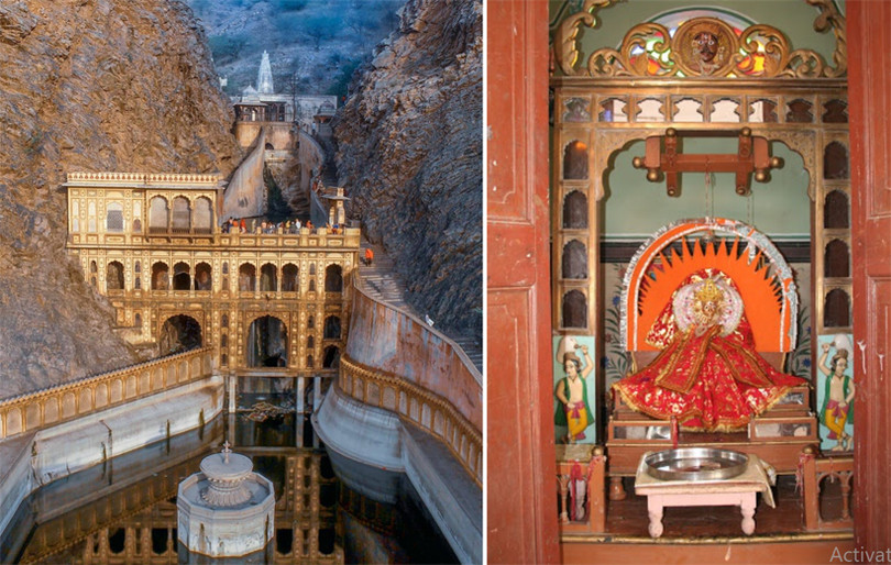 Ngôi đền cho khỉ đẹp tựa cung điện