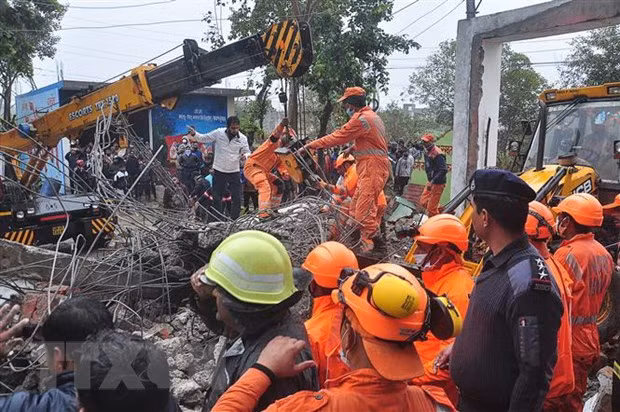 Sập nhà tại Ấn Độ: Số người thiệt mạng đã tăng lên gấp đôi