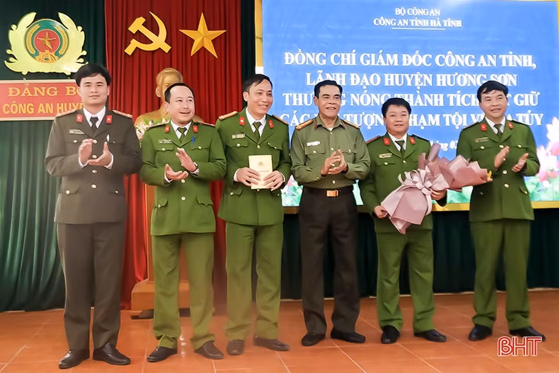 Công an Hương Sơn xây dựng lực lượng chính quy đáp ứng yêu cầu tình hình mới