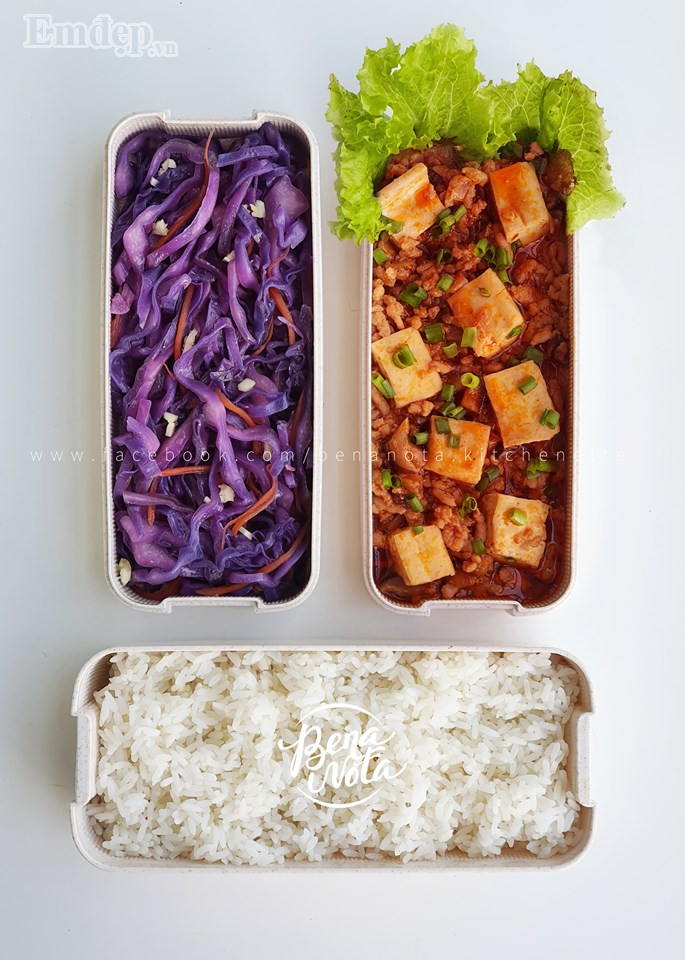 Hấp dẫn những hộp cơm trưa “vợ người ta” nấu cho chồng mang đi làm