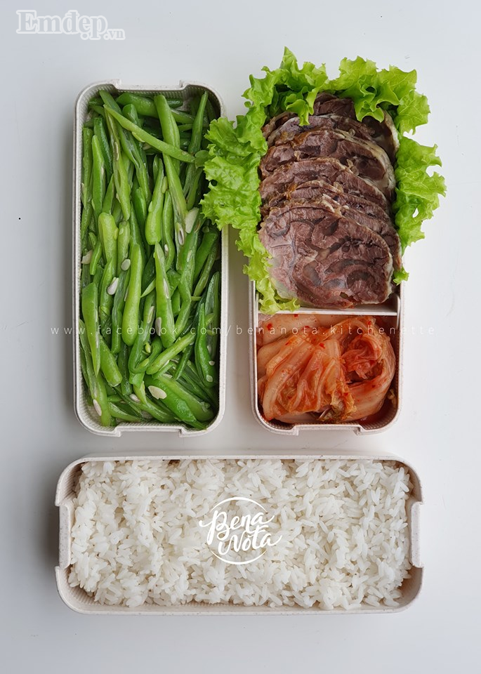 Hấp dẫn những hộp cơm trưa “vợ người ta” nấu cho chồng mang đi làm