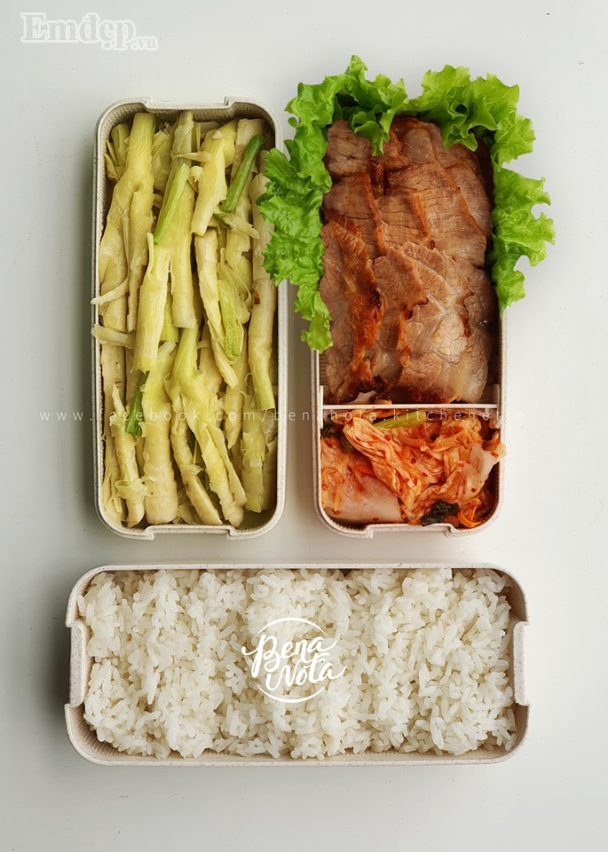 Hấp dẫn những hộp cơm trưa “vợ người ta” nấu cho chồng mang đi làm