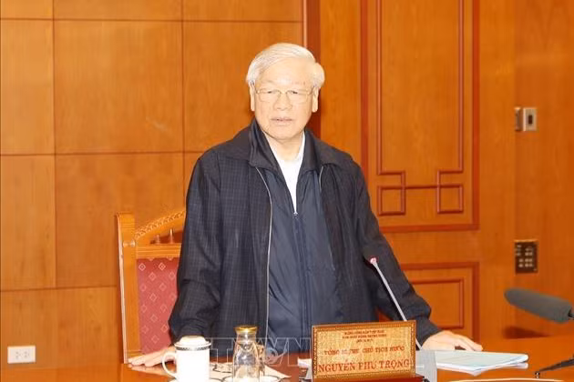 Tổng Bí thư, Chủ tịch nước chủ trì họp Tiểu ban Nhân sự Đại hội XIII của Đảng