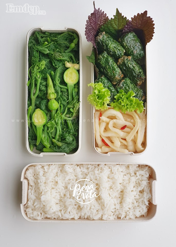 Hấp dẫn những hộp cơm trưa “vợ người ta” nấu cho chồng mang đi làm