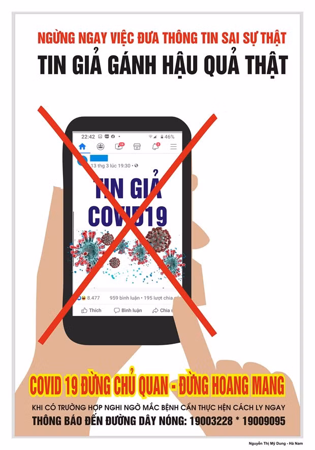 Họa sỹ Việt hào hứng vẽ tranh cổ động phòng, chống dịch Covid-19