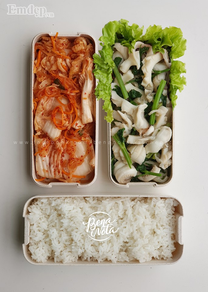 Hấp dẫn những hộp cơm trưa “vợ người ta” nấu cho chồng mang đi làm