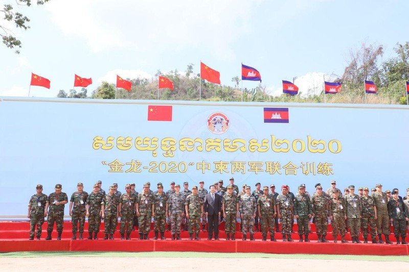 Tập trận quân sự “Rồng vàng” Campuchia - Trung Quốc