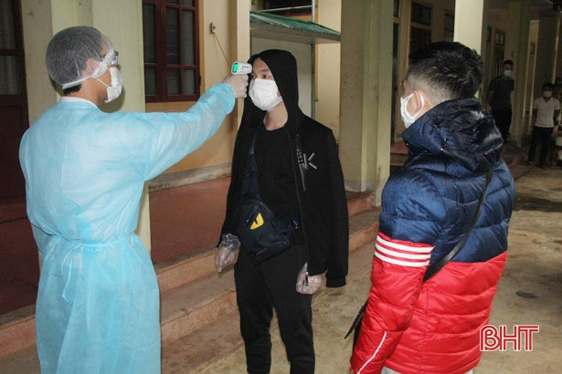 Khu cách ly huyện Nghi Xuân tiếp nhận 9 công dân từ nước ngoài về