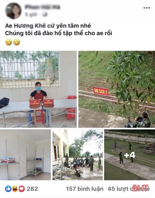 Đăng tin xuyên tạc về khu cách ly phòng chống dịch Covid-19 ở Hà Tĩnh