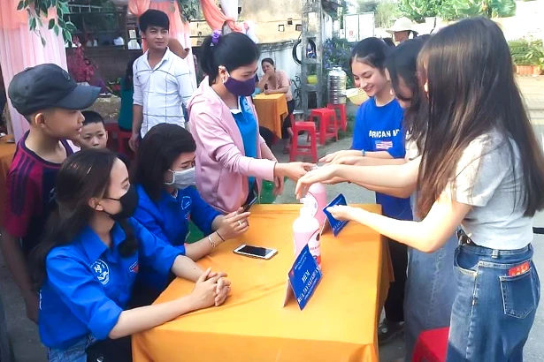 Tuổi trẻ Lộc Hà tích cực truyền thông phòng chống dịch Covid-19