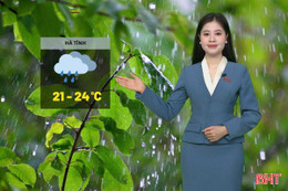 Dự báo thời tiết Hà Tĩnh ngày 1/11: Nhiều khu vực có mưa to đến rất to