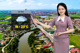 Dự báo thời tiết Hà Tĩnh ngày 21/12: Có mưa rải rác, đêm và sáng trời rét