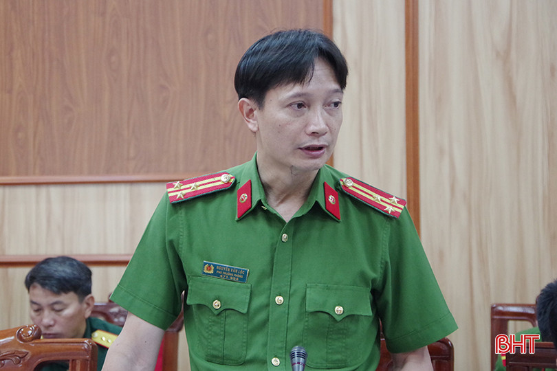 Thượng tá Nguyễn Văn Lộc - Phó Trưởng Phòng Cảnh sát PCCC và cứu hộ, cứu nạn đề nghị cần tăng cường công tác luyện tập ứng cứu sập đổ công trình và tìm kiếm cứu nạn. Ảnh 3 (5).jpeg
