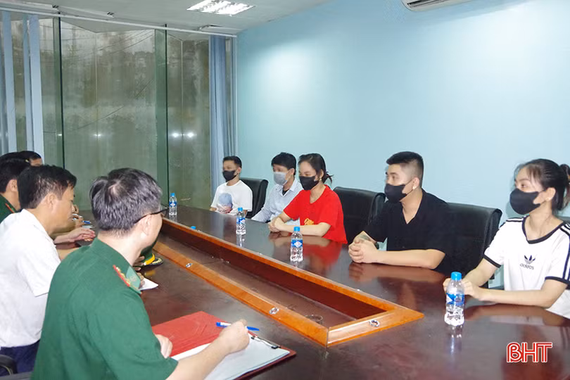 Các nạn nhân tại Trạm Biên phòng Cửa khẩu quốc tế Cầu Treo.