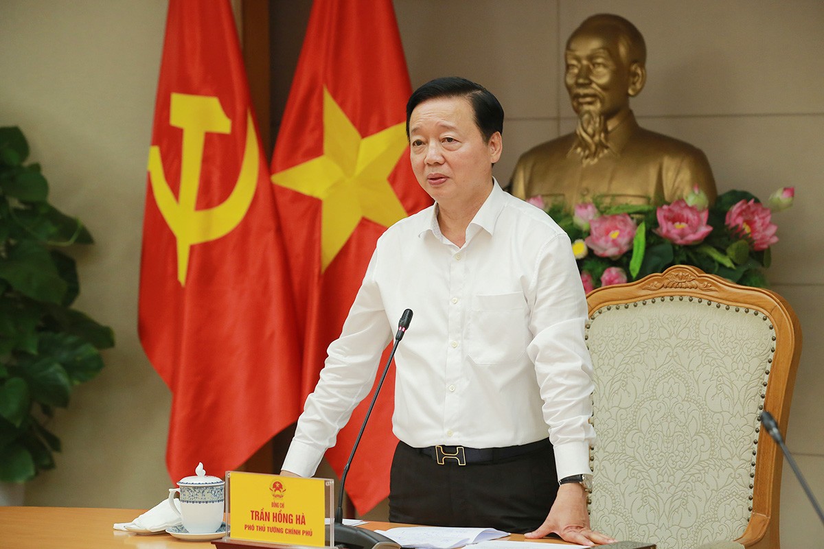 Phó Thủ tướng Chính phủ Trần Hồng Hà kết luận hội nghị. Ảnh VGP. iuu-3a.jpg
