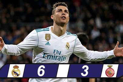 real madrid 6 3 girona dai tiec ban thang