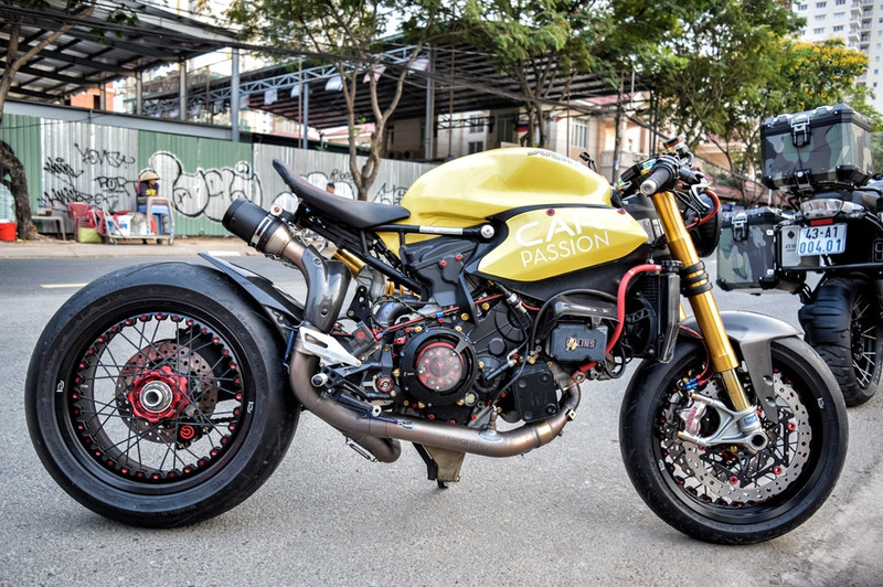 ducati panigale 1199 s do cafe racer ve tay dai gia sai gon