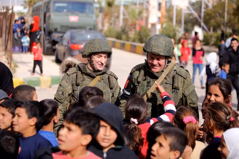 hoat dong cua binh si nga tai hanh lang nhan dao o dong ghouta