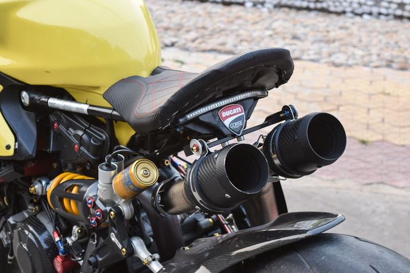 ducati panigale 1199 s do cafe racer ve tay dai gia sai gon