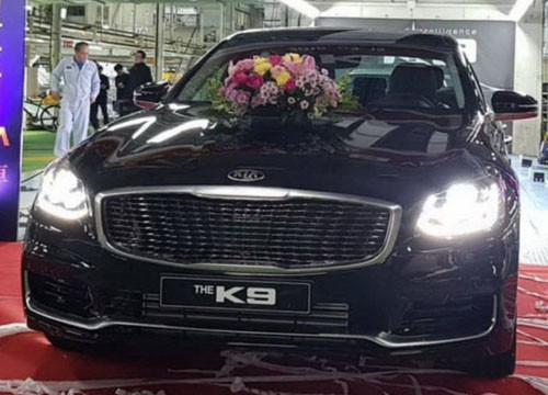 kia k900 2019 lan dau lo dien bong bay nhu xe duc
