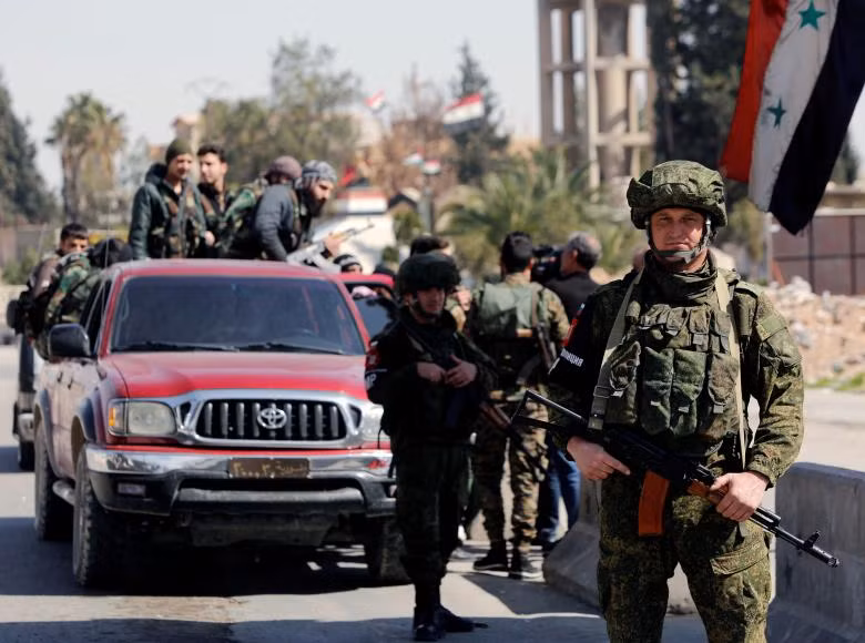 hoat dong cua binh si nga tai hanh lang nhan dao o dong ghouta