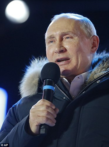 hinh anh dau tien cua ong putin sau khi chien thang bau cu tong thong