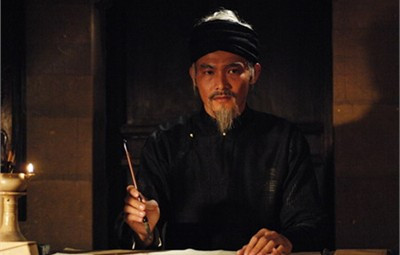 Hình tượng Nguyễn Du trong phim Long Thành cầm giả ca. Ảnh Internet