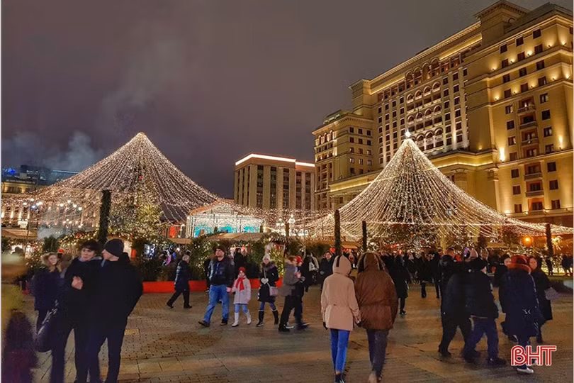 Nước Nga tưng bừng chào đón năm mới 2020 qua góc kính du học sinh Hà Tĩnh