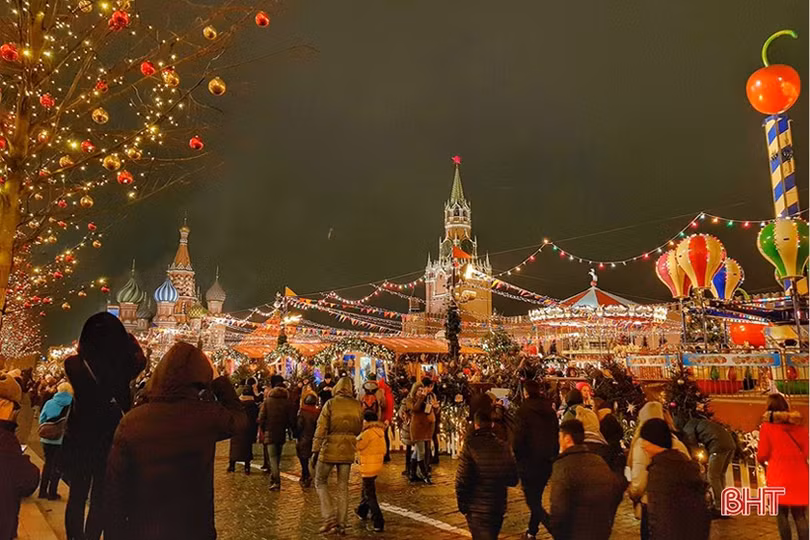 Nước Nga tưng bừng chào đón năm mới 2020 qua góc kính du học sinh Hà Tĩnh