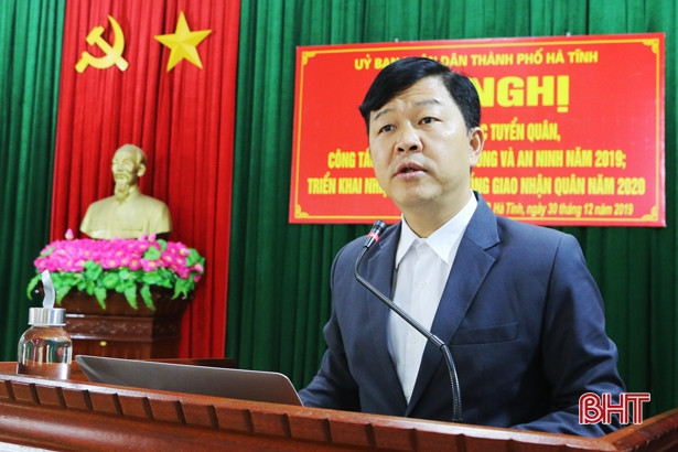 Thành phố Hà Tĩnh quyết tâm hoàn thành nhiệm vụ tuyển quân 2020