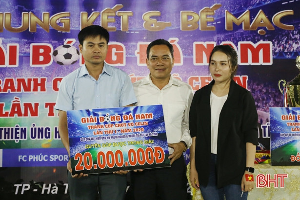 CLB Phúc Sport vô địch giải bóng đá gây quỹ cho người khuyết tật
