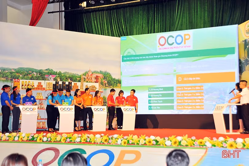 Xã Hương Liên, Hương Bình đạt giải nhất cuộc thi “OCOP là gì?”