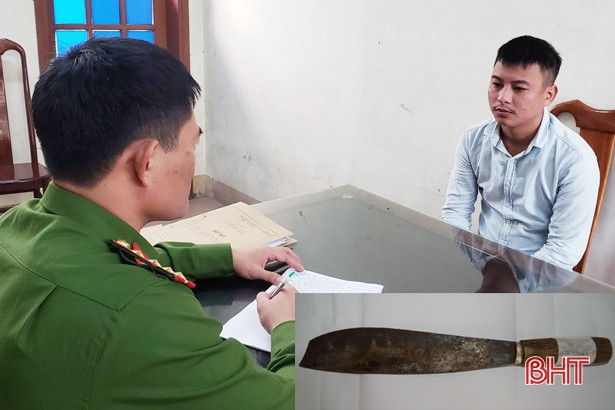 Nghịch tử dùng dao cứa cổ bố đẻ do bị nhắc nhở vì hay uống rượu