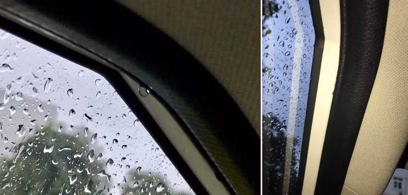 Kia Seltos gặp tình trạng nước rò rỉ vào cabin. Ảnh: Kts Vang. Nhiều xe Kia Seltos gặp lỗi rò rỉ nước vào cabin