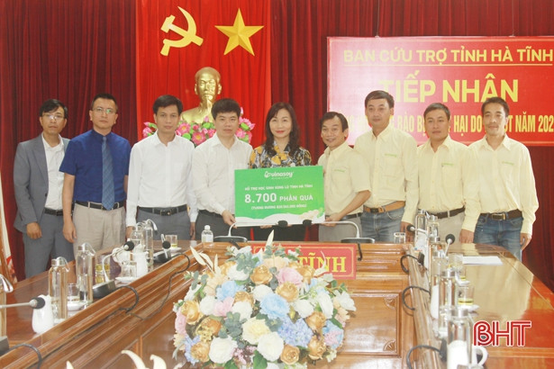 Nhiều tổ chức, doanh nghiệp tiếp tục hướng về Hà Tĩnh sau lũ