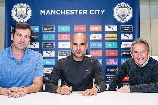 Guardiola gia hạn với Man City