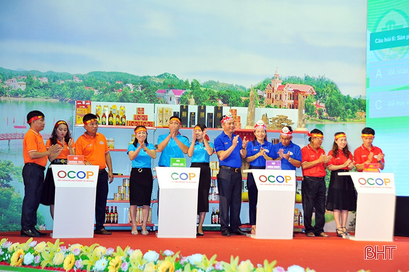 Xã Hương Liên, Hương Bình đạt giải nhất cuộc thi “OCOP là gì?”