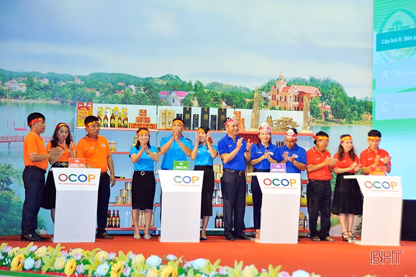 Xã Hương Liên, Hương Bình đạt giải nhất cuộc thi “OCOP là gì?”