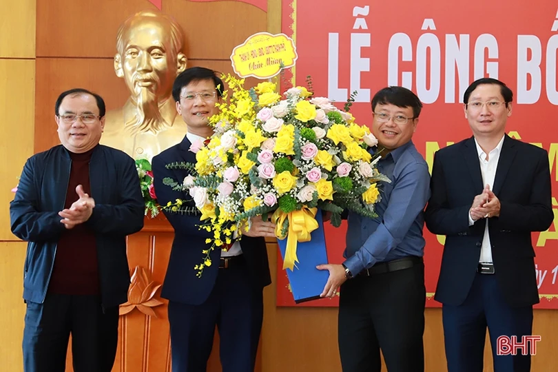 Ông Trịnh Văn Ngọc giữ chức Giám đốc Sở Tài chính Hà Tĩnh