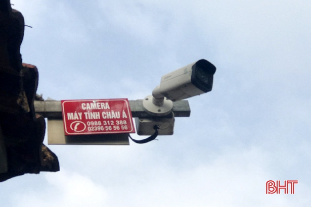 Xã đầu tiên của huyện Kỳ Anh lắp camera giám sát an ninh