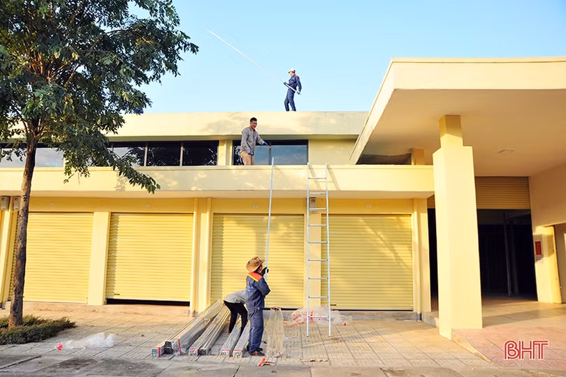 Ngắm chợ trung tâm hơn 122 tỷ đồng ở huyện miền núi Hà Tĩnh